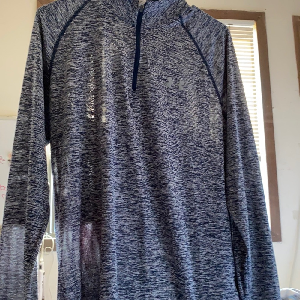 Men’s Small Under Armor Navy Blue Quarter Zip